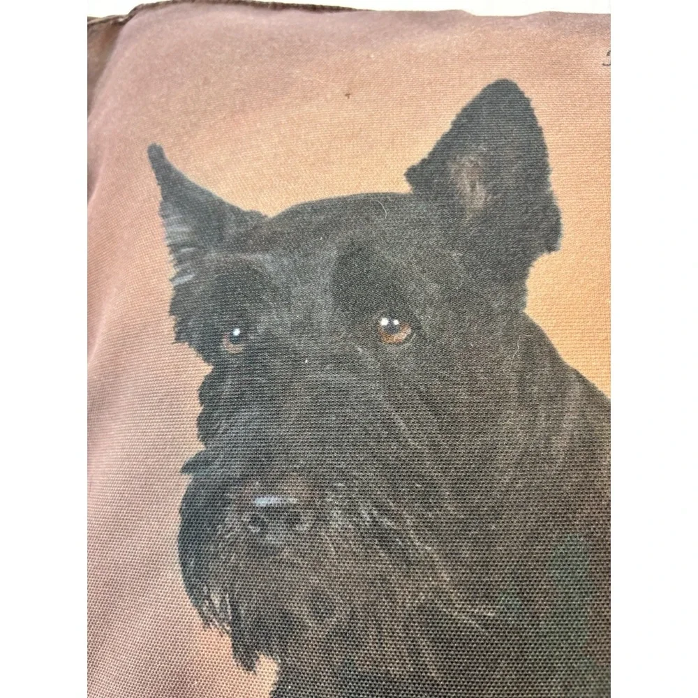 Black Scottish Terrier Throw Pillow Scottie Dog 13